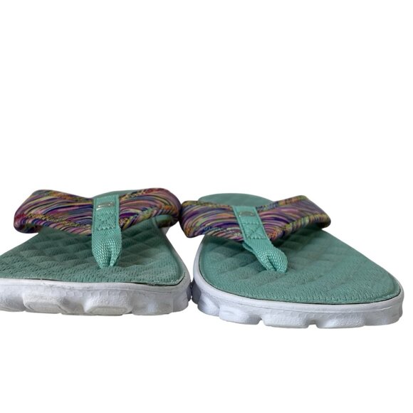 Skechers Flip Flops Womens 8 EZ Flex Cool Slip On Shoes Slide Sandals Beach Pool - Picture 5 of 8